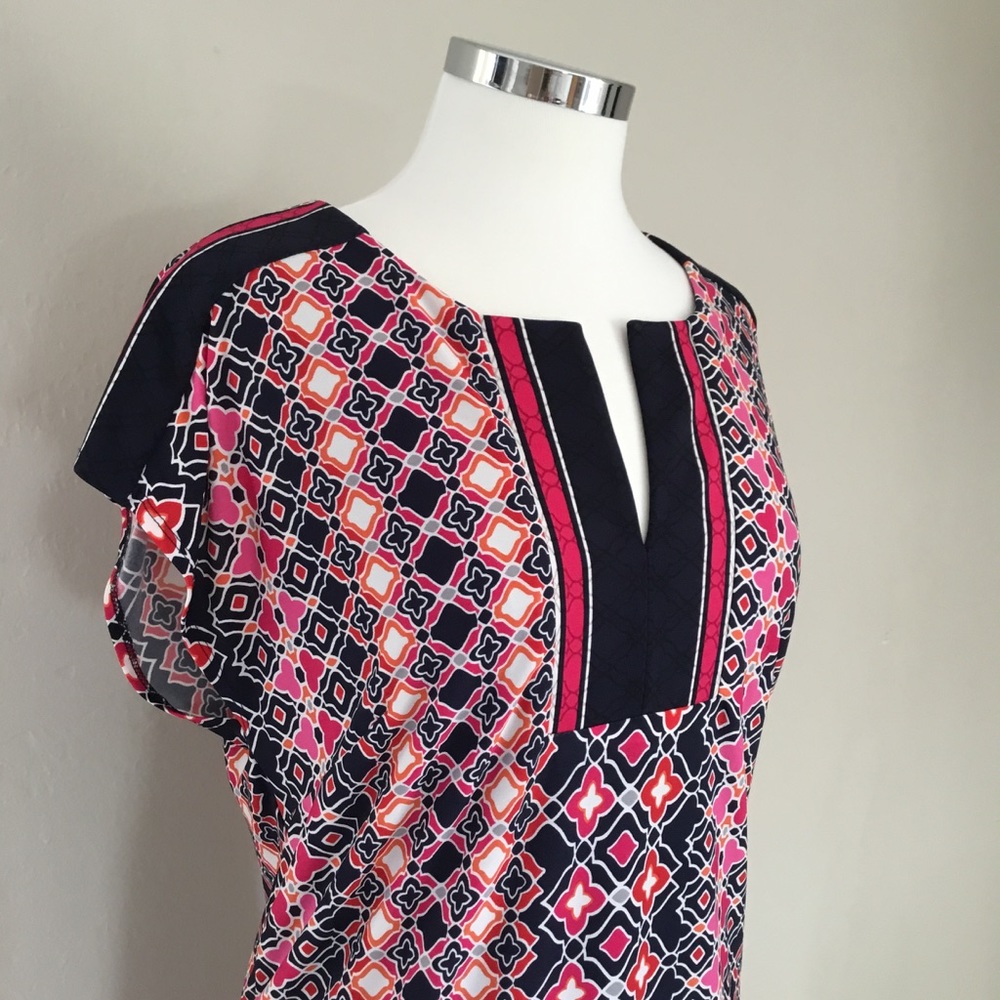 Laundry Multi-Colored And Lined Dress - image 1